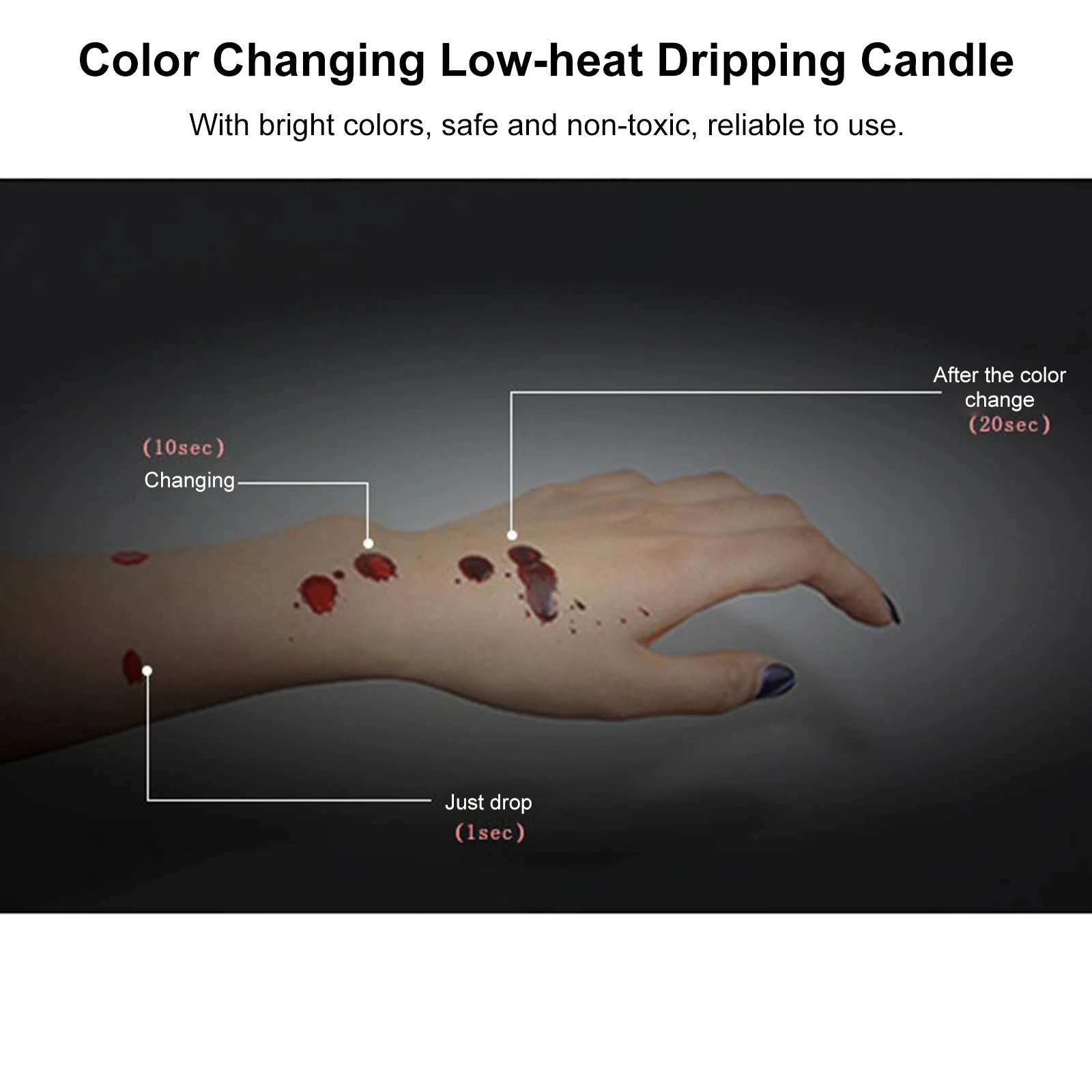 Low Temperature Candles Sadomasochism Bondage Accessories Erotic Sex Toys Low Heat Dripping Candle SM Romantic for Couple Lovers