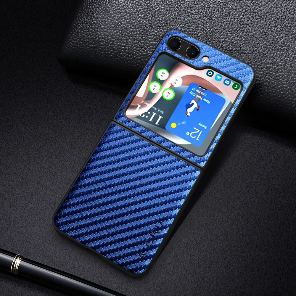 Carbon Fibre Shockproof Slim Non-Slip Full Body Protective Phone Case