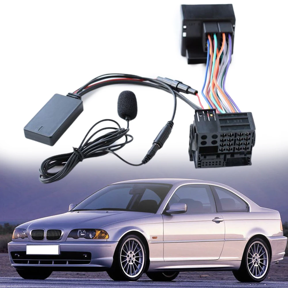 

Для BMW E83 для X3 радио Bluetooth-совместимый AUX IN Audio 12-контактный Кабельный адаптер Совершенно новый высококачественный 5,0 Bluetooth 5-12 В