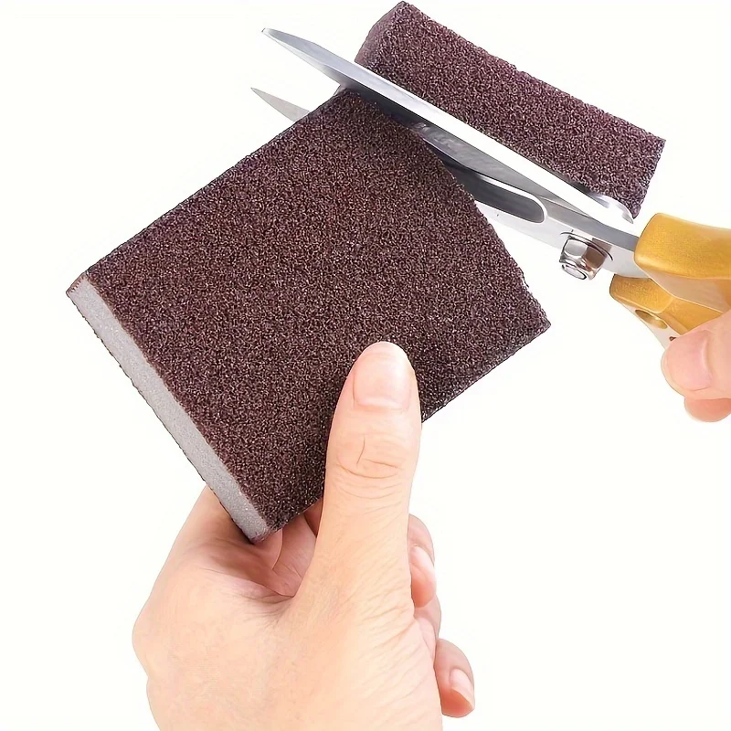 Diamond Sand Sponge Scrubber Tool For Scrubbing And Cleaning Pots And Pans