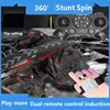 Children's Toy Drift Spray Stunt Racing High Speed Double Side Music Light Remote Control Children's Electric Toy Car 1