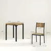 3 Piece Dining Table Set for 2, Modern Kitchen Table and Chairs, Dining Room Set for Breakfast Nook, Small Space, Apartment 5