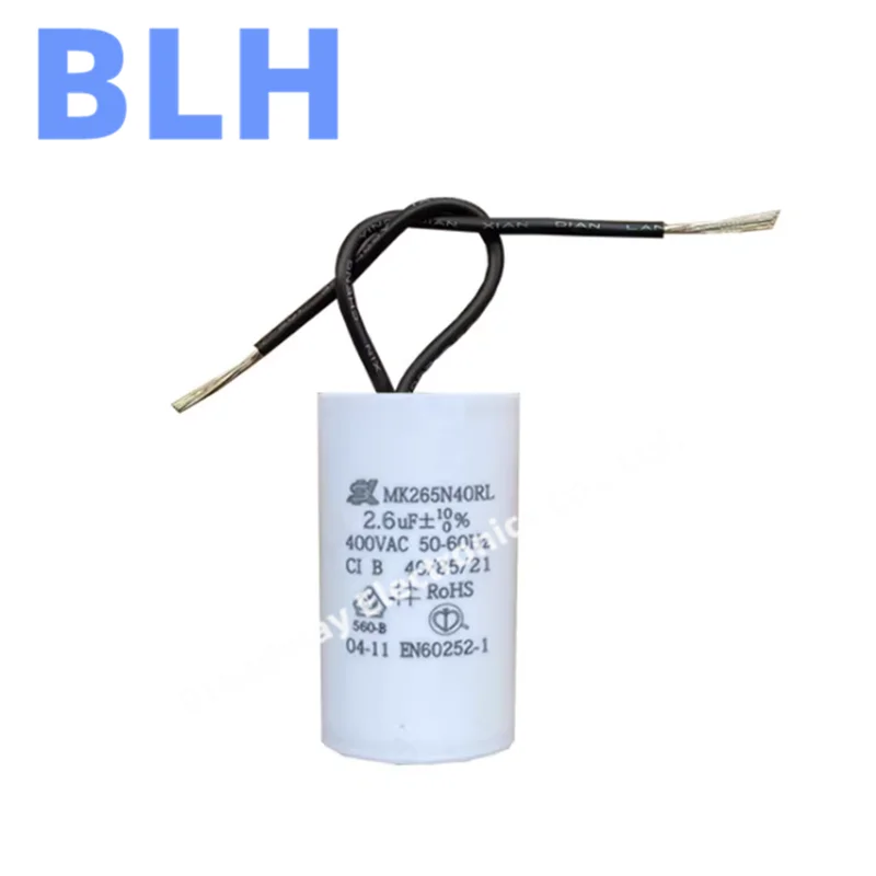Starting Capacitor Of Natural Gas Wall Mounted Boiler Circulating Pump 400V 400VAC 2.5UF MK265N40RL 2.6UF MK355J40RL 3.5UF
