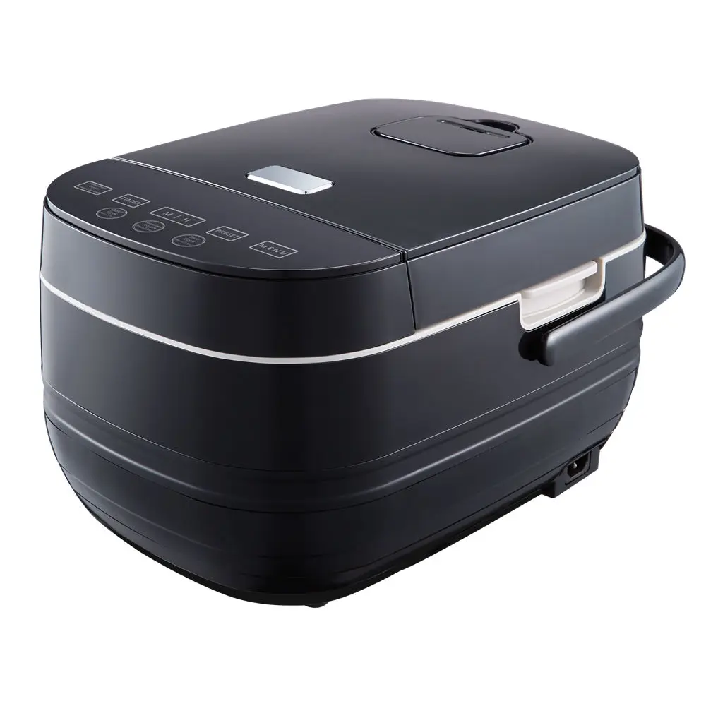 Luxurious 5L Red Digital Electric Cooker Square Slow Cooker with Multifunction & Cast 2