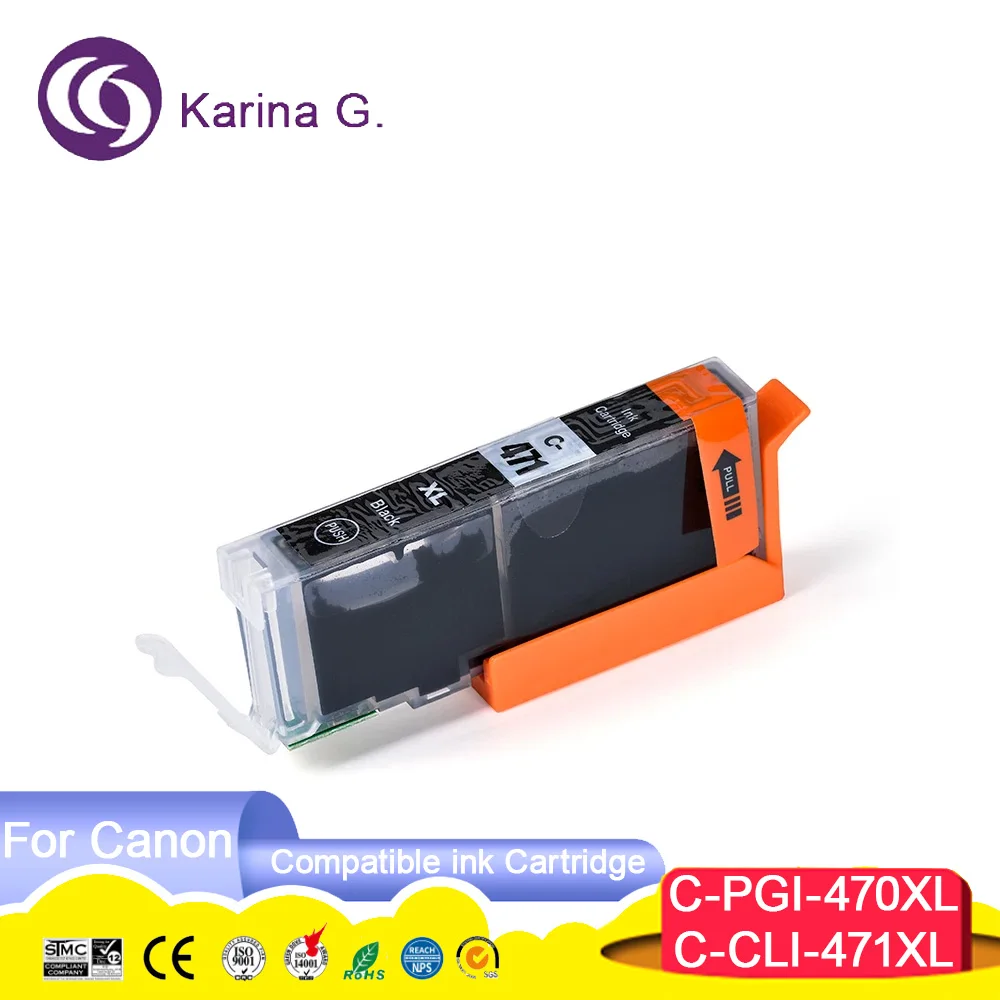 Compatible for PGI470 CLI471 PGI-470 PGI 470 ink cartridge Suit for PIXMA MG77