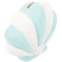 Shell Piggy Bank for Boys Banks Adults Ornament Children's Room Girls Resin Gifts 2
