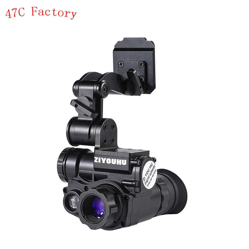 

HD Digital Helmet Mounted Military Infrared Monocular Night Vision Hunting Scope BlackWhite Green Imaging Switching Night Vision