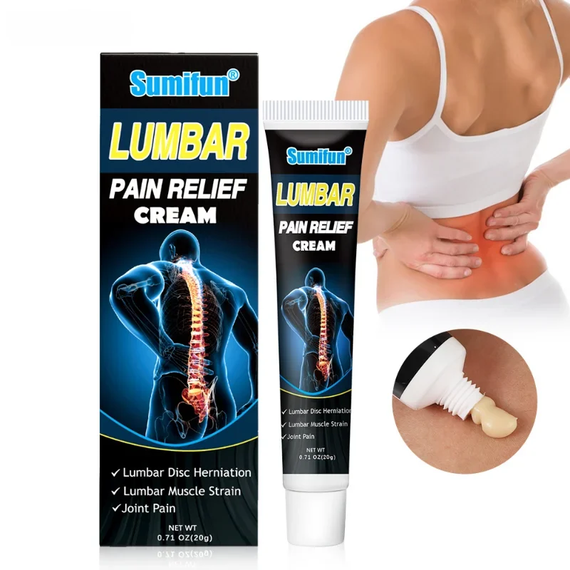 

Lumbar muscle strain ointment Analgesic Relief lumbar disc herniation Joint bones pain sedentary waist back sore care cream