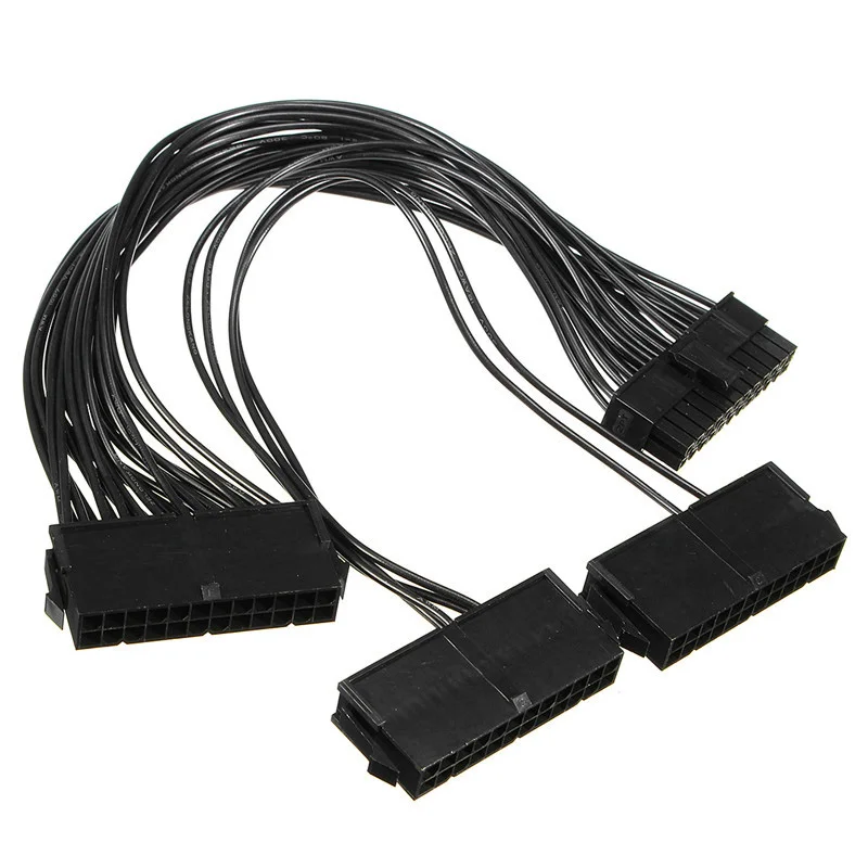

24-контактная тройная линия синхронизации питания 24PIN(20 + 4) Male/24PIN Femalex3 Sync и Start корпус для блока питания многофункциональная пусковая линия