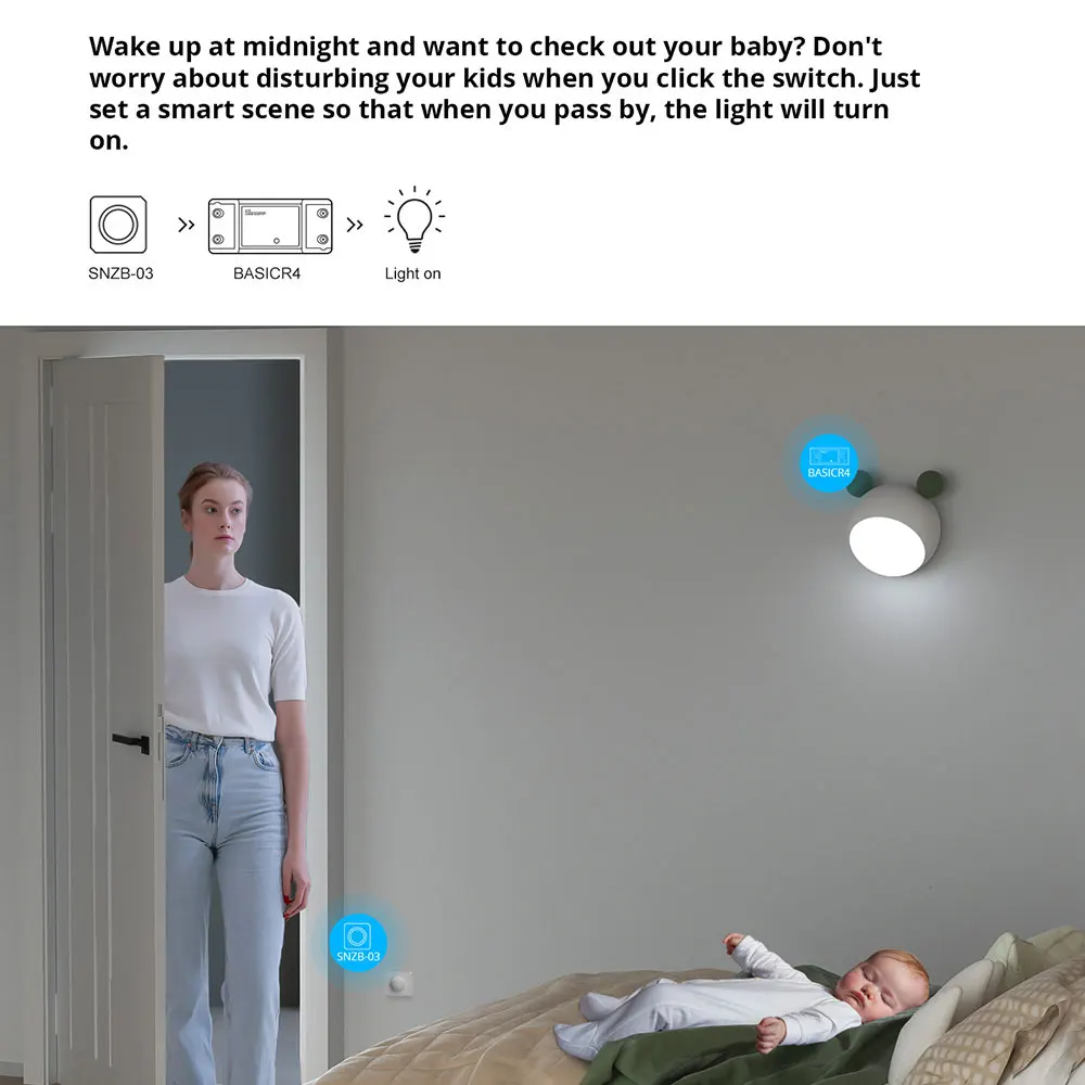 Basic R4 WiFi DIY Iterruptor Smart Switch Remote Controller Smart Home eWeLink A