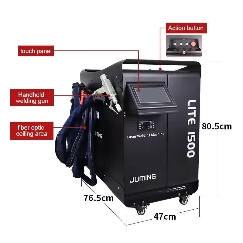 Handheld Laser Welding Machine Electric Welder Equipment 1000W 2000W 1500W Carbon Stainless Steel Metal Soldering Repairing 2