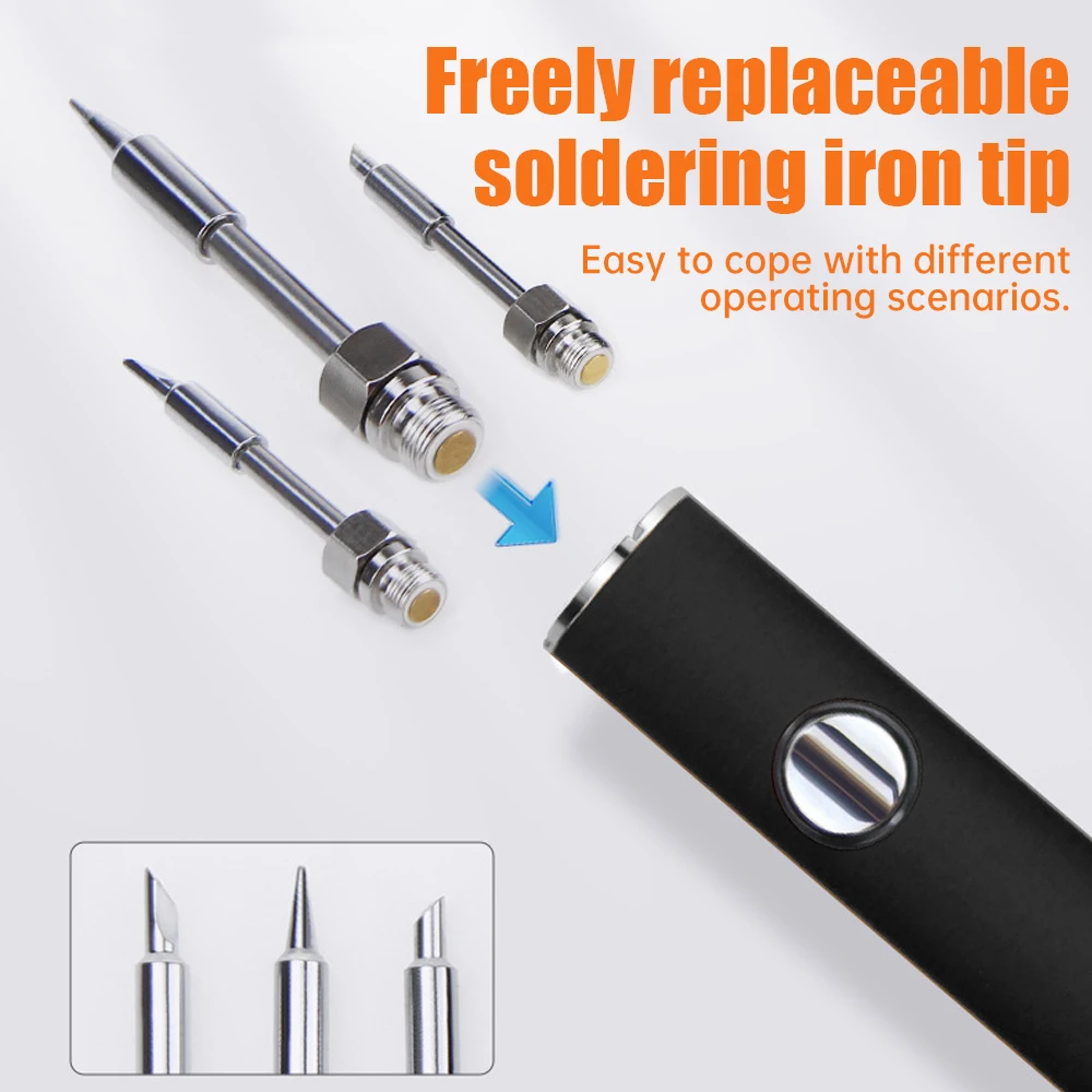 Wireless Charging Electric Soldering Iron Solder Adjustable Voltage & Portable Design 5V8W Fast Charging Repair Welding Tools soldering iron,electric soldering iron