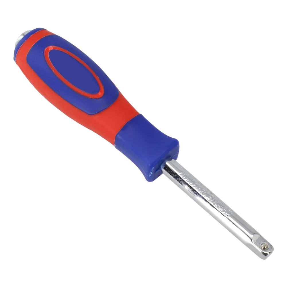 

Socket Wrench 150mm Length 1/4Inch Small Square Rod With Tail Hole Rotary Handle Dual-purpose Socket Wrench Handle Tool Parts