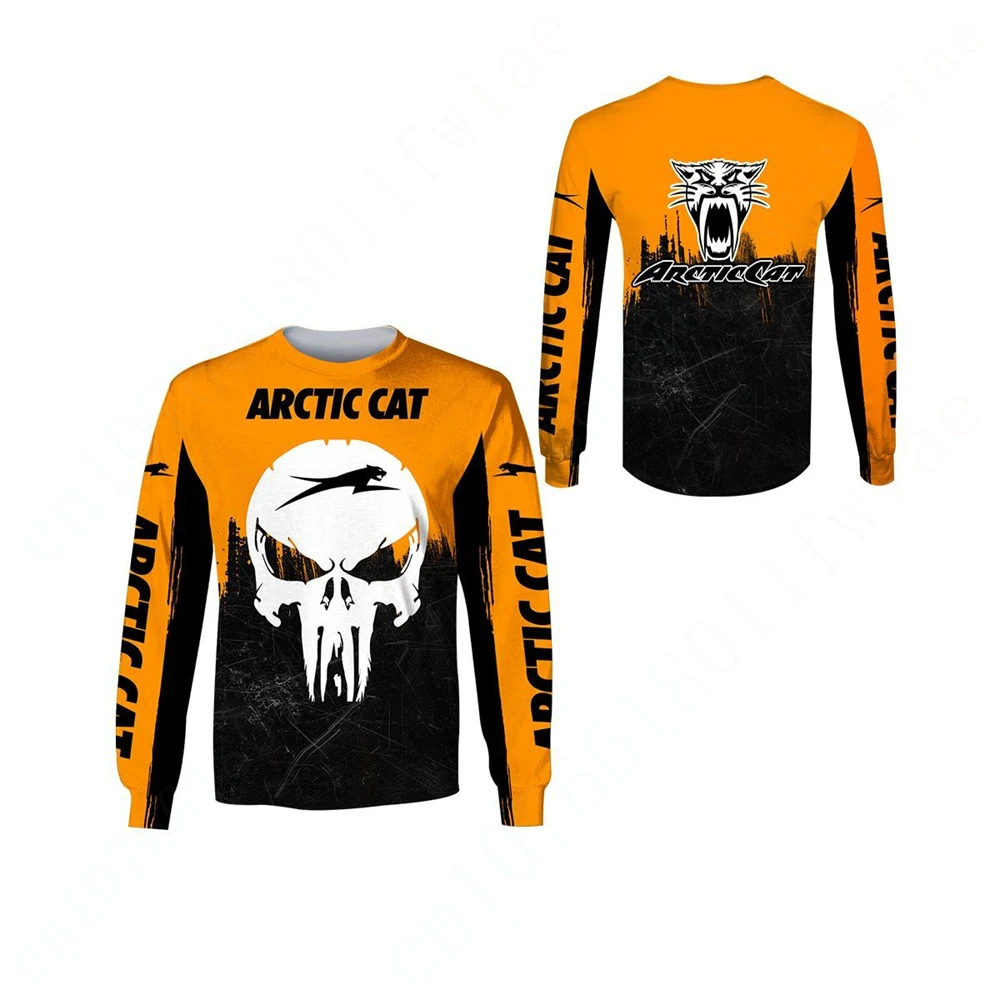 

Arctic Cat Harajuku O Neck Long Sleeve Unisex Clothing Casual T-shirts Anime T Shirt For Men Women Quick Drying Sweatshirt Top