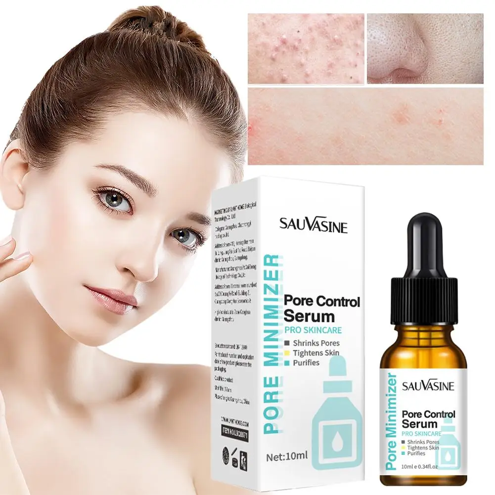 Pore Control Serum Pore Minimizer Shrinking Removing Essence Purifying Products Pores Tightening Repairing Care Wholesale S S8R6