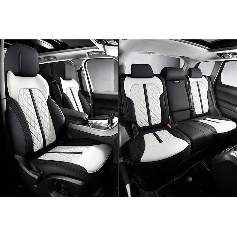 

Custom Leather Car Seat Cover For Land Rover Freelander 2 2010 2012 Range Rover Sport Discovery 3 4 Evoque Velar Accessories