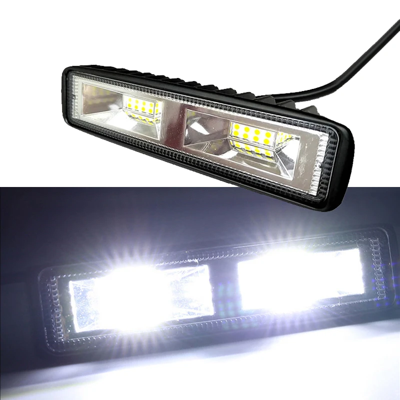 

Motorcycle 12V LED Work Light Bar 4WD Flood Spot Offroad Truck Trailer For Car SUV Driving Fog Lamp Work Light Bar Flood Spot