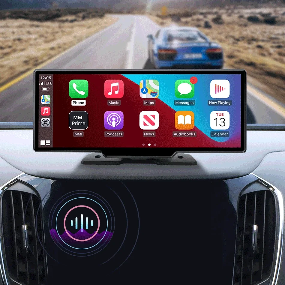 Vtopek  ķ 4K 2160P Ĺ ī޶ ī÷  ȵ̵ ڵ DVR GPS ׺̼,  , ڵ DVR 5G BT FM , 10.26 ġ