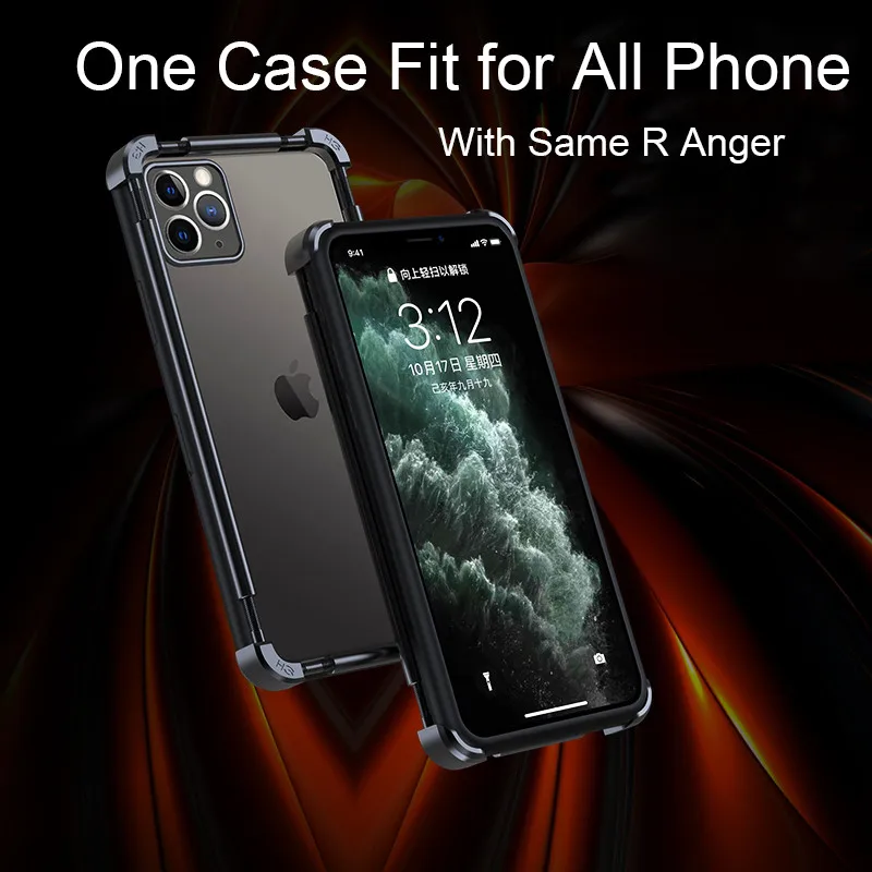Adjustable Universal Stainless Steel Metal Bumper Case For Iphone Se 2020 7 8 Plus X Xs Xr Xs Max Case Aluminum 11 Pro Max Cover