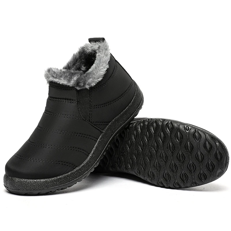 Men Shoes Slip On Fur Winter Shoes Fashion Men's Sneakers For Winter Casual Sneaker Chaussure Hommes Leisure Loafers Men Tenis