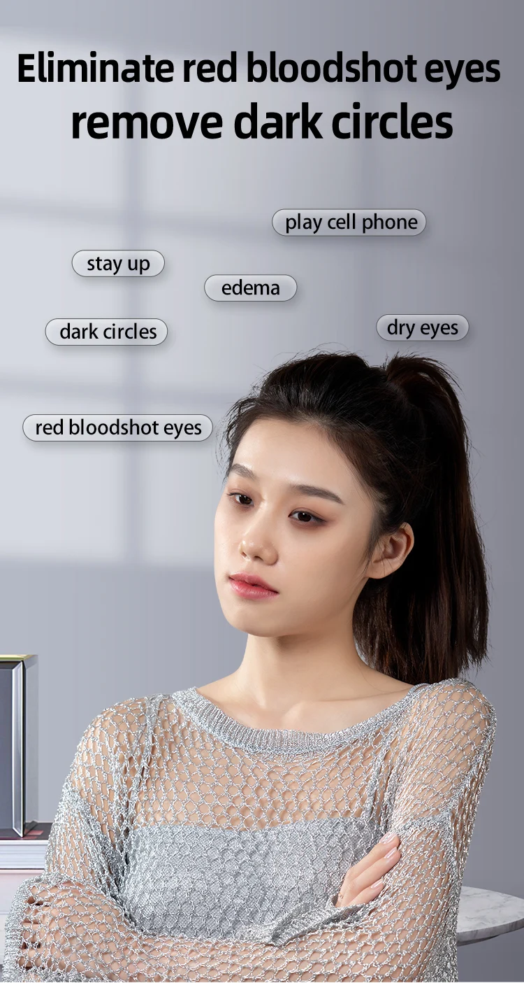 Eye Massage Device 4.5W Cold Hot Compress Dual Type-C Intelligent Visual Display 3-level Adjust Low decibel Relieve Eye Fatigue 2