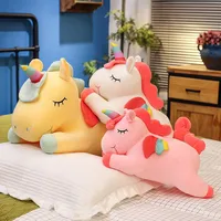 Cute Pony Plush Toy Rainbow Angel Unicorn Girl Heart Plush Doll Simulation Pony Stuffed Pillow Girlfriend Birthday Gift 3