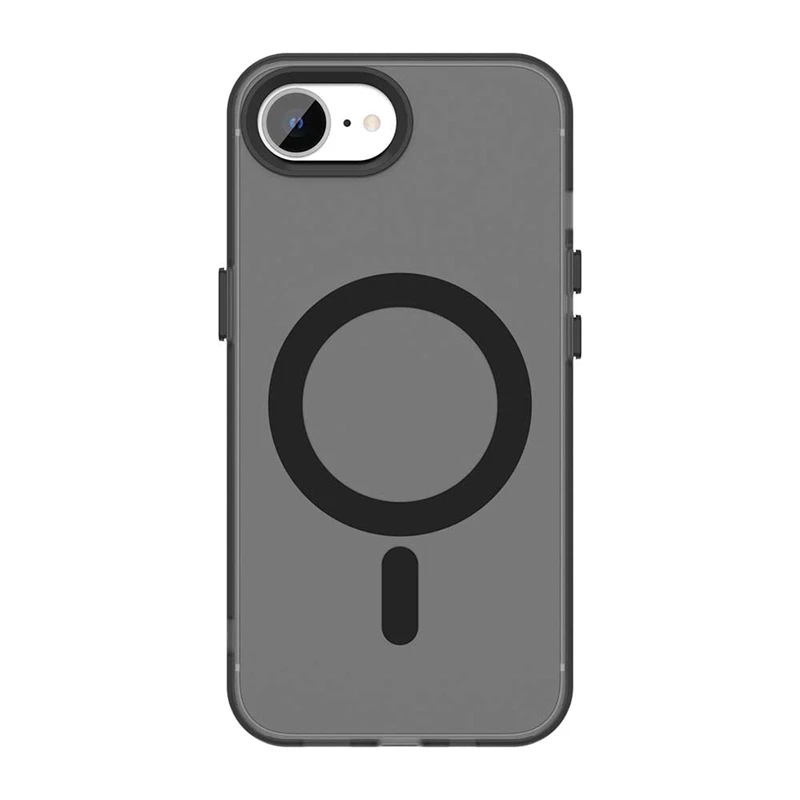 Luxury Shockproof Matte Transparent Phone Case with MagSafe-Compatible Wireless Charging