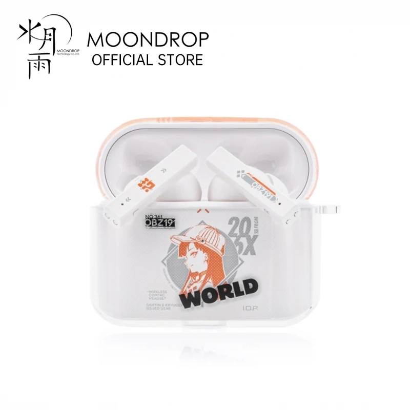 MOONDROP NEKOCAKE GIRLS FRONTLINE TWS IEMs True Wireless Earphones Support ANC A2DP/AVRCP/HFP/HSP/SBC/AAC Active Noise Canceling