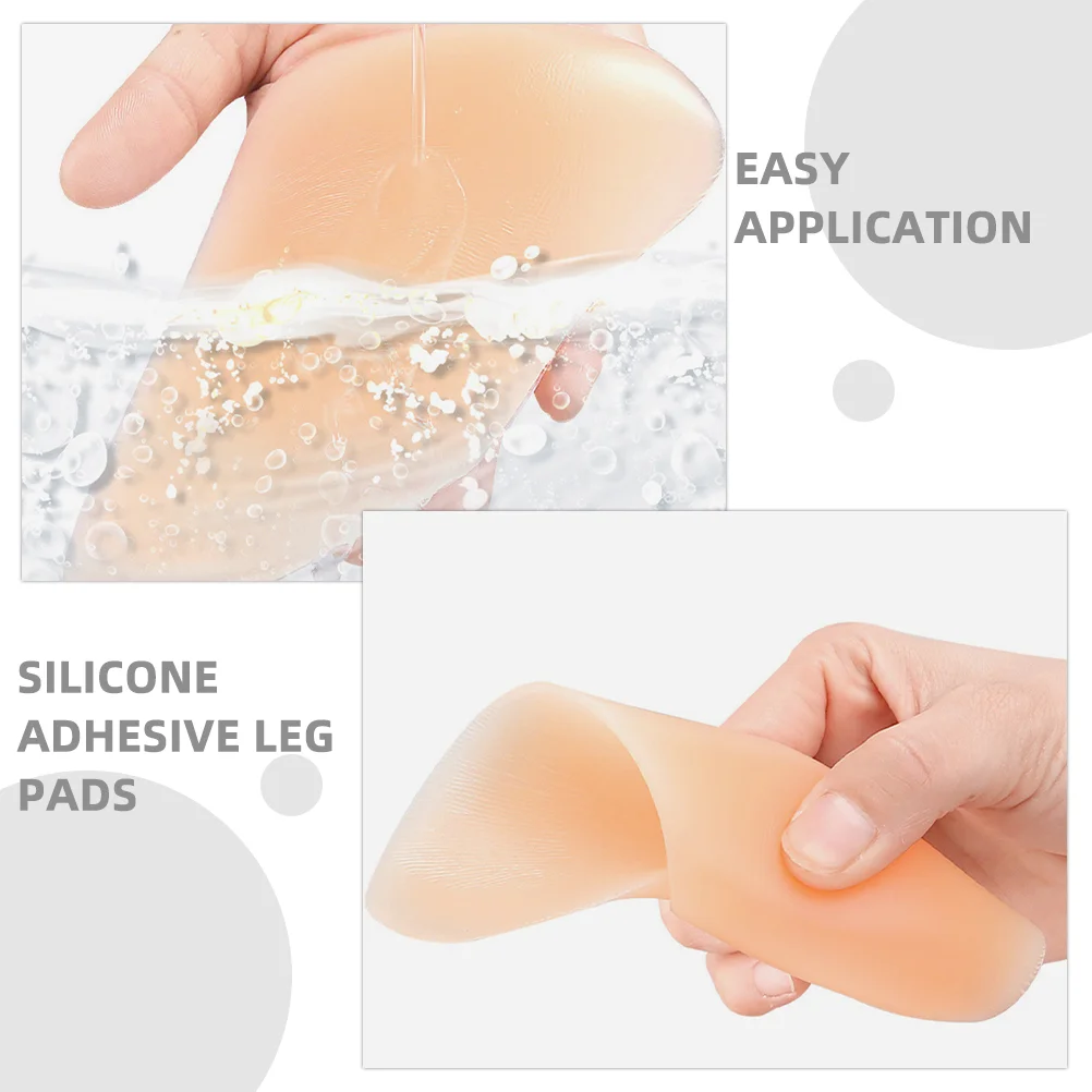Thigh Body Adhesive Gel Soft Silica Corrector Pad Silicone Straight Leg Patch Foot Care Tools Crooked Legs Anti Chafing