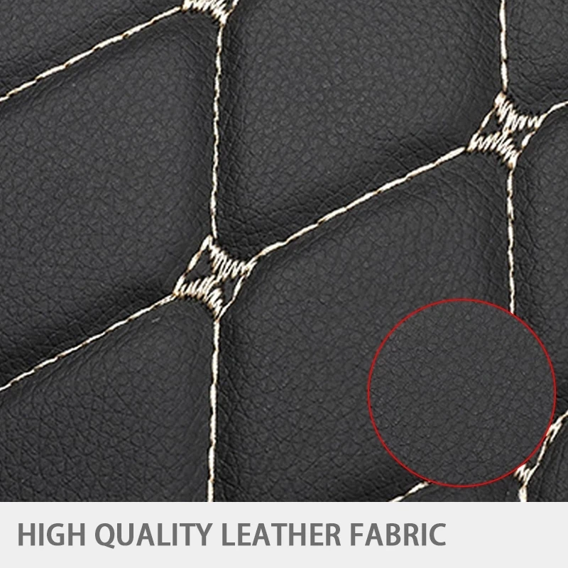 Car Seat Protector PU Leather Anti-Child-Kick Pad Waterproof Universal Auto Pads with Storage Bag