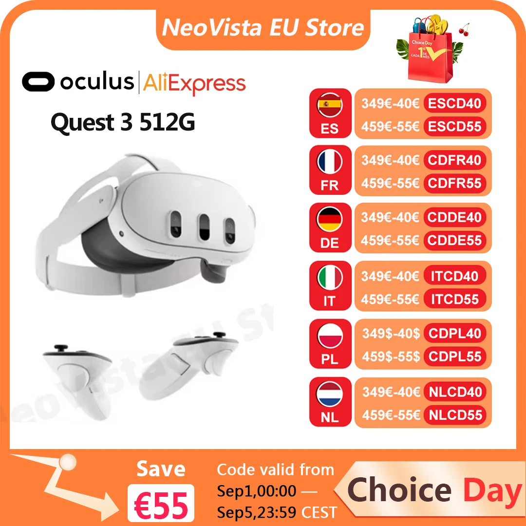 その他  Quest 3 512G VR Oculus Quest 3 512G VR All-IN-ONE Headset With Integrated