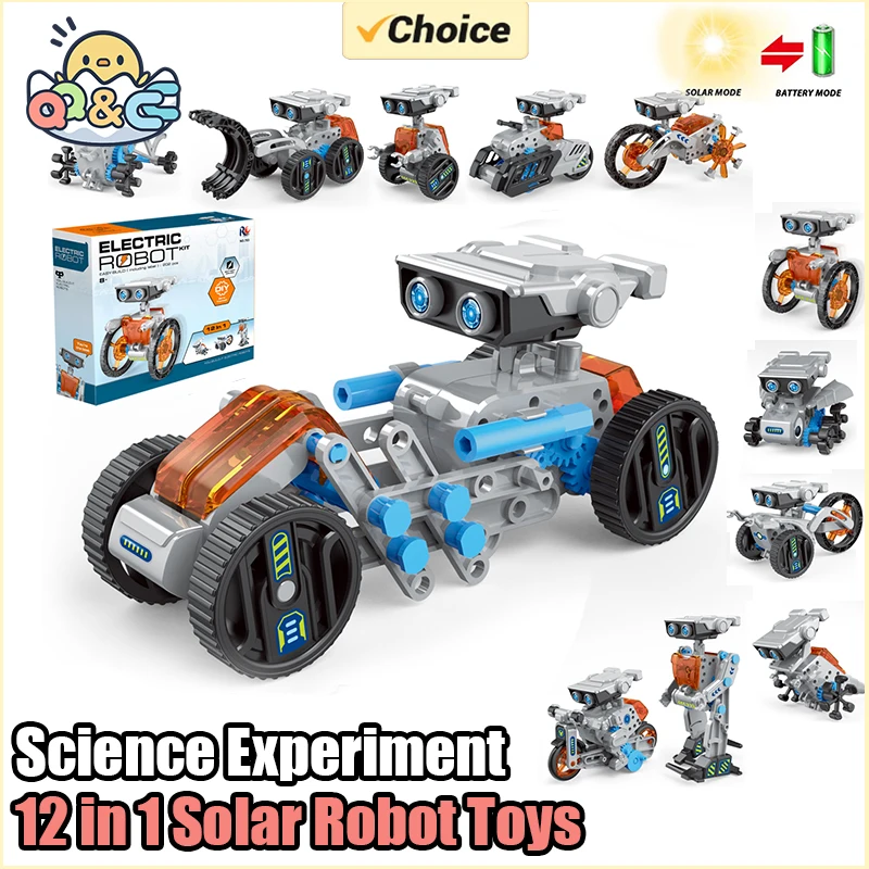 Juguete de Robot Solar 12 en 1 1