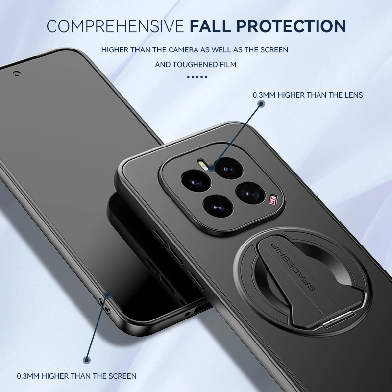 For Honor GT Pro Frosted Protective Phone Case with Stand & Magnetic Feature