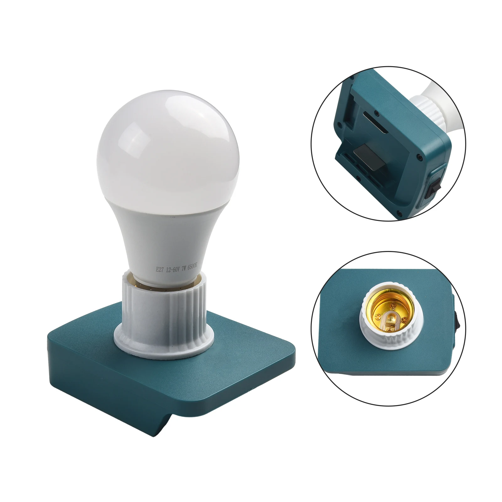

Work Light LED Bulb Portable 12-60V For 18V Series Lithium Battery E27 Bulb Lamp New Industrial And Commercial Supplies