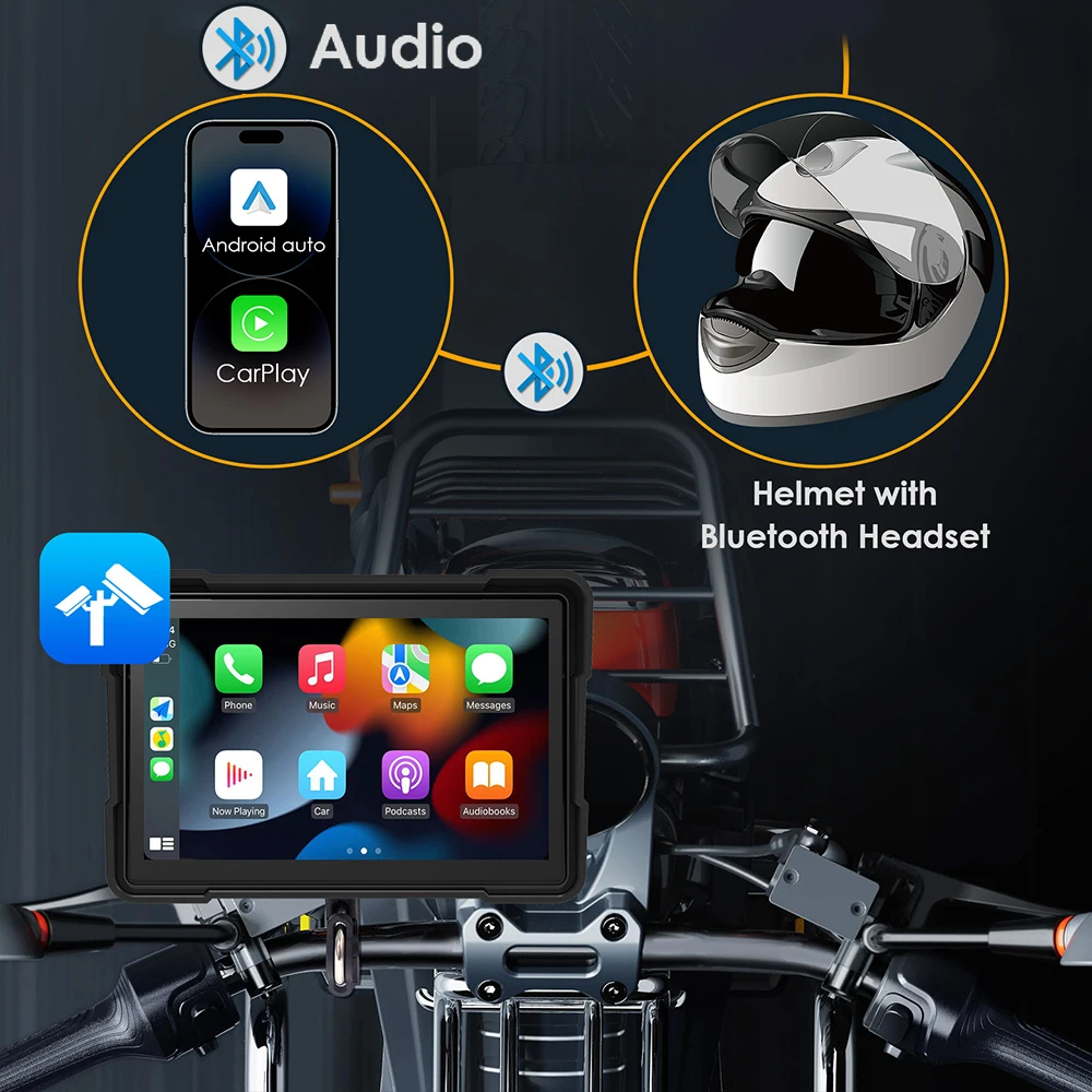  ī÷ GPS ׺̼, IP67  ȵ̵ ڵ , ͻŰ  ZX-10RR 2017-2020 2021 2022 2023, 5 ġ