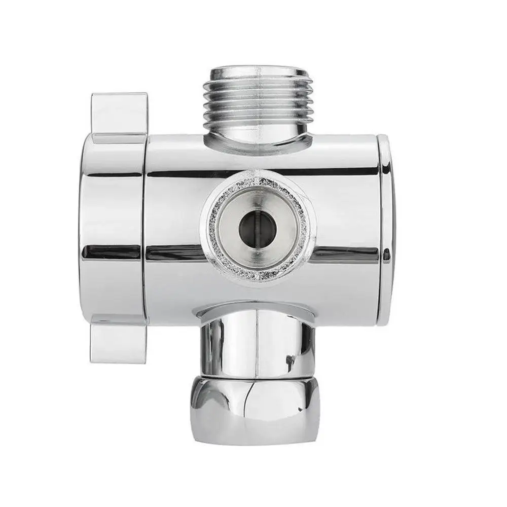 Shower Diverters Connector Toilet Bidet Water Separator Faucet Splitter Valve Three-way Water Diverter T-shaped Adapter 5