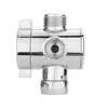Shower Diverters Connector Toilet Bidet Water Separator Faucet Splitter Valve Three-way Water Diverter T-shaped Adapter 5