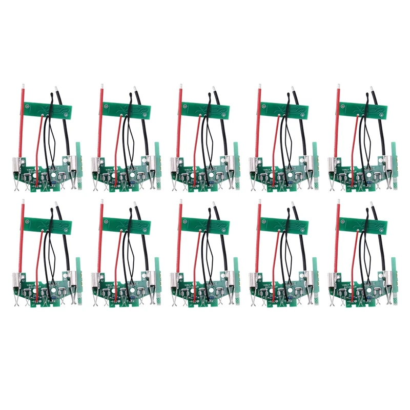 

10X BAT610 18V Lithium-Ion Battery PCB Charging Protection Circuit Board For Boschs 18V Li-Ion Battery