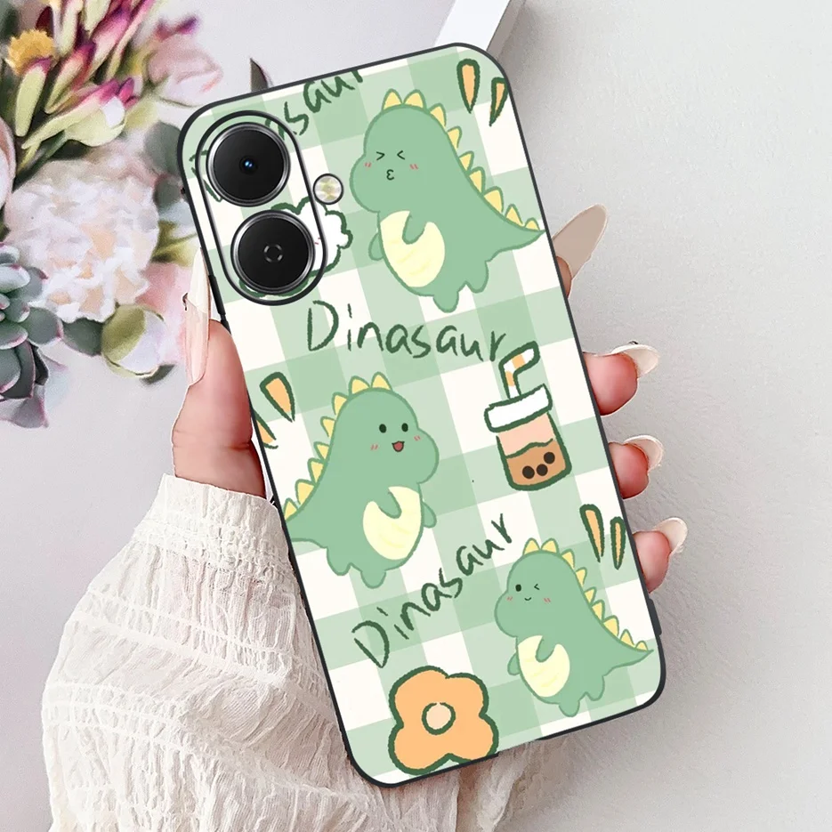 Stylish Painted Soft Silicone Phone Case - Vibrant Design Back Cover