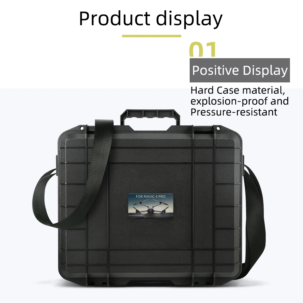 Tragen Fall Für DJI Mavic 4 Pro Explosion-Proof Box Tragbare Hard Shell Fall Für Mavic 4 Pro RC 2/RC Pro 2 Control Eders Zubehör – Detail 21