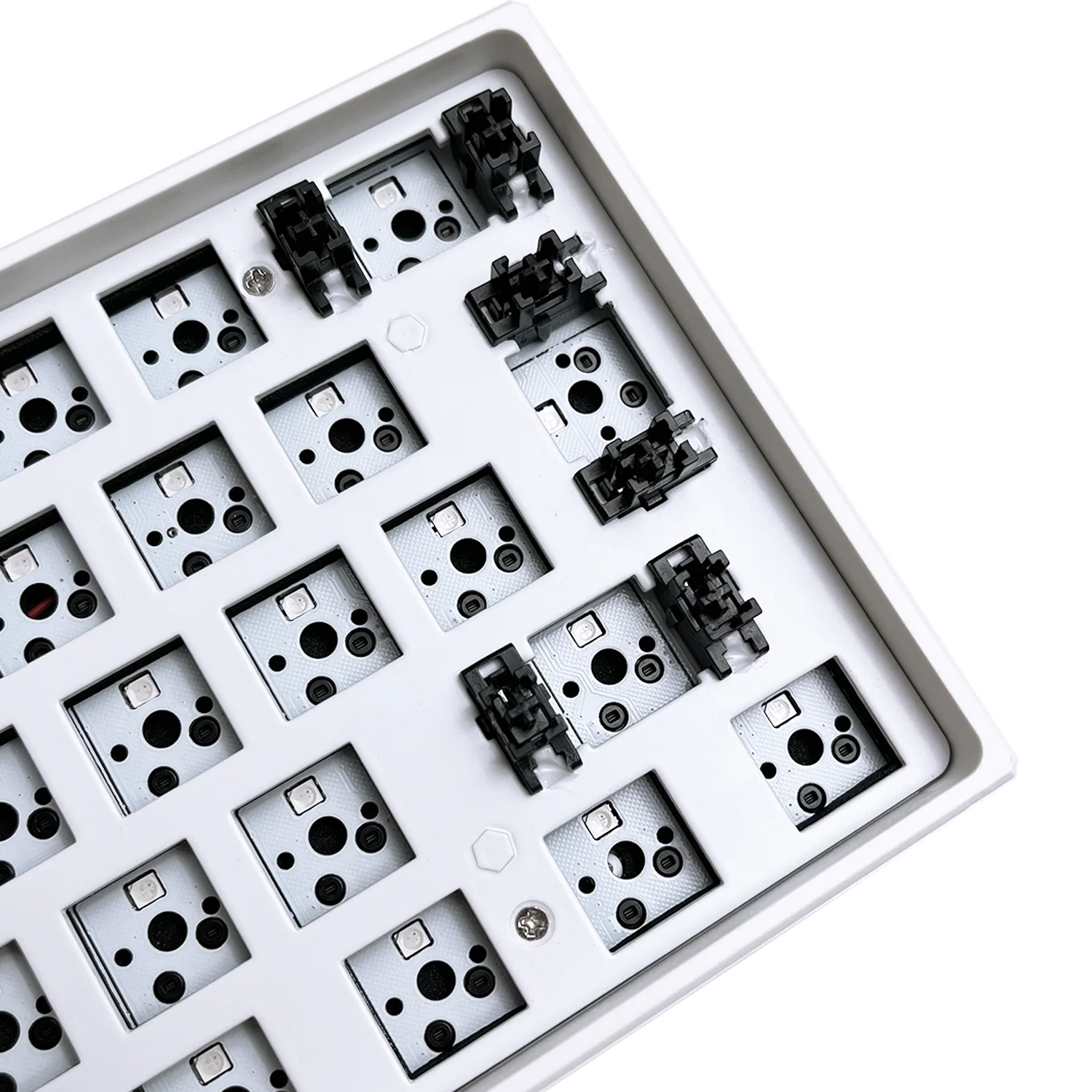 T60 Set Tastiera E Mouse Da Gioco, Mini 60% Tastiera Meccanica Compatta 62 Tasti, 19 Rainbow LED Light, UK Layout Mouse Da Gioco A 6400 DPI Mouse - Foto 5