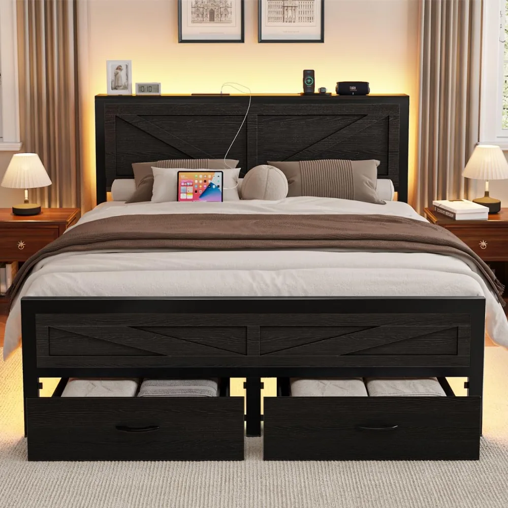 Farmhouse LED Bed 1