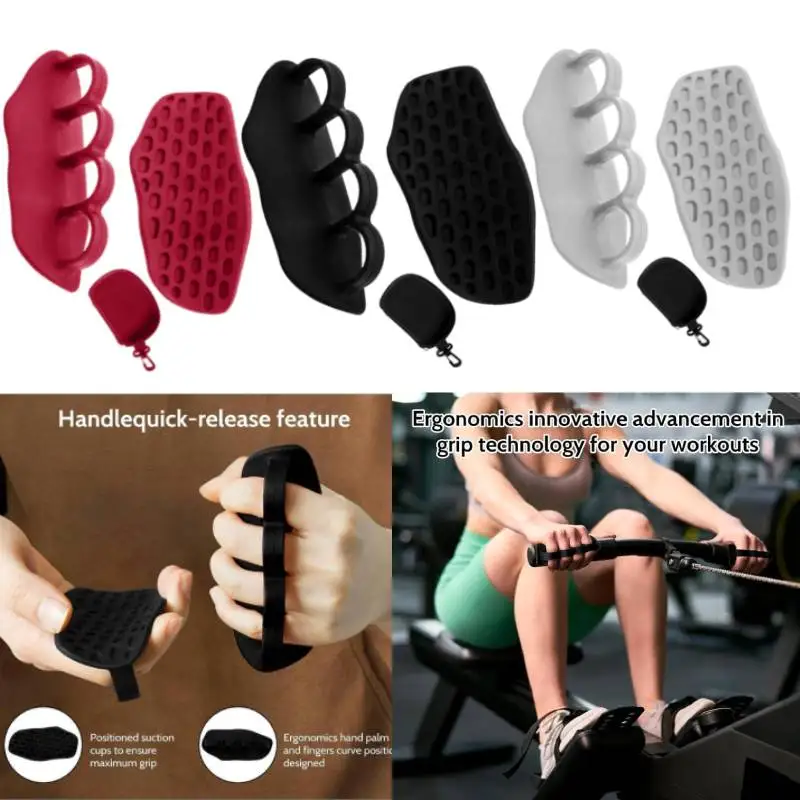 Weight Lifting Grips Weight Lifting Grips Workout Gloves Flexible Hand Protection Men Women Gym Grips Fingerless Pull up Grips