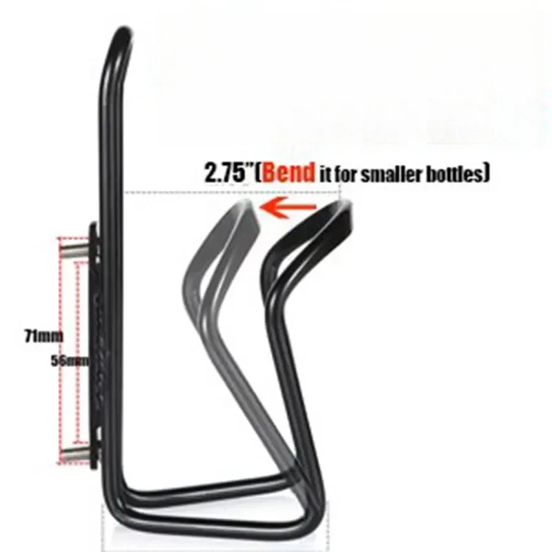 Aluminum Alloy Bicycle Bottle Holder Cycling Bicycle Drink Water Bottle Rack Holder Mount for Mountain Folding Bike Cage