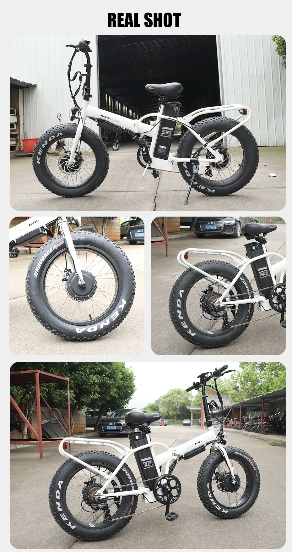 Mtb Fat Tire Bike Conversion Dual Motor Electric Fat Bike