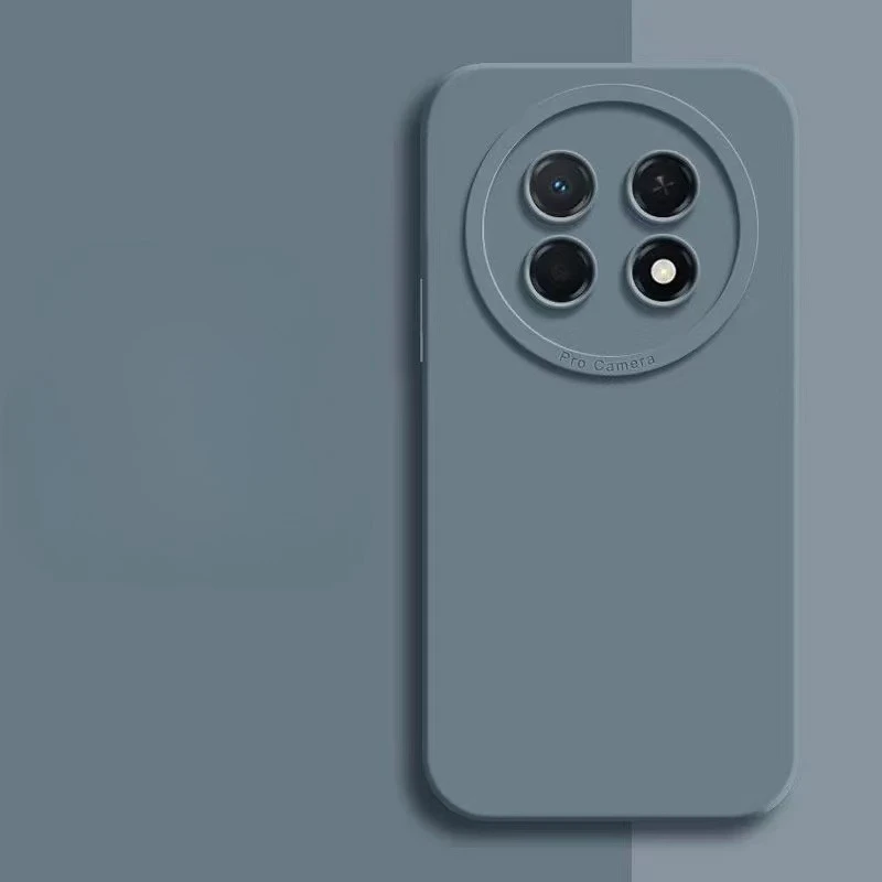 Sleek Black Semi-Transparent TPU Protective Phone Case