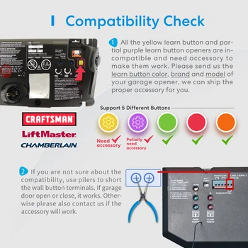 Meross HomeKit Smart WiFi Garage Door Opener WiFi Sensors Controller Remote Control Support Alexa Google Assistant SmartThings 6