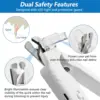 2-in-1 Led Cat Dog Nail Clipper & Nail Grinder with Lights,Rechargeable Pet Nail Trimmers with Nail File,Protective Guard,Quick 4