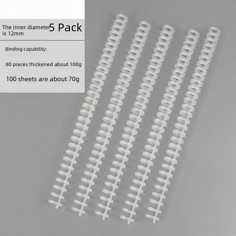 30-hole Open ring transparent 5 pieces
