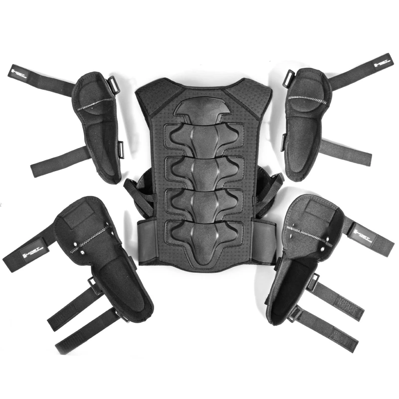 Boys Girls Youth Child Kids Motocross Vest Suits Body Protection Skiing Skating Elbow Knee Care F19A